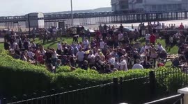 Sheffield Utd fans meet Bristol city fans in Weatherspoons Weston-super-Mare