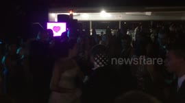 Latin wedding party
