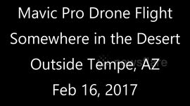 AZ Desert Drone Flight