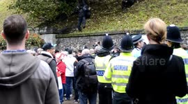 Scuffle with EDL, Norwich, 10/11/2012