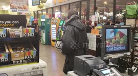 Man going off big time at Ralph's lapd pacific division called in part 1 venice beach