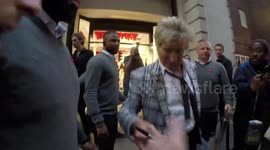 Rod Stewart and Penny Lancaster attend Hello magazine party