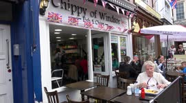 Windsor decked out in Union flags as cops patrol town