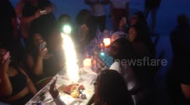 Cardi B calls Happy Birthday in Miami !