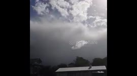 Freak storm