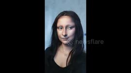Makeup artist turns herself into 'Mona Lisa' but is she smiling?