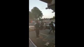 Major fight breaks out in Leighton, UK