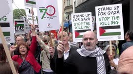 Protest 70 Years of #Nakba, Stand up for #Gaza, Stop the Killing, London, UK