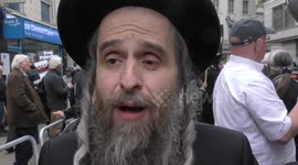 Jews Rabbi against Zionism protest on the 70th Anniversary of Nakba, London, UK