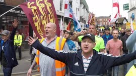 Broken PA forces English Defence League to abandon Shropshire rally