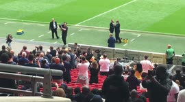 Gazza back at Wembley with Spurs