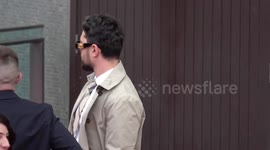 Marcus Brigstocke and His Partner  Rachel Parris arrives at the British Academy Television Award