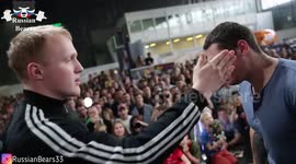 RAW FOOTAGE: Russians slap each other at painful competition in Moscow