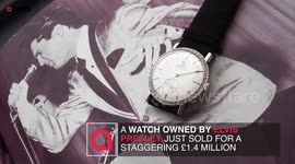 Elvis Presley's Omega watch sells for record-breaking £1.4 MILLION