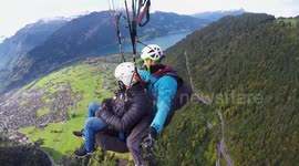 Switzerland's stunning mountain scenery captured by drone