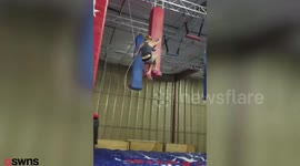 Meet the ninja girl, 10, who has been watched by 48 million people beating her coach