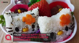 Cartoonist mum makes the world's most amazing artistic packed lunches
