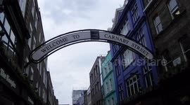 Shoppers in Carnaby st london by Jim Connor