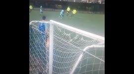 Amazing young talent skills two before great pass