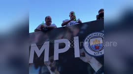 Newsflare Edit - Guardiola getting the beers in at the parade tonight ????Before the PC brigade begin. It was a plastic bottle! https://t.co/wEbNwnhAEK