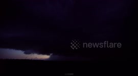 Kansas Supercell just after sunset