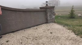 Freak Dust Storm hits Manitoba