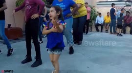 Meet the inspirational four-year-old girl who loves to dance - despite not being able to hear the music