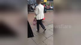 Newsflare Edit - Drunk kick off at Police