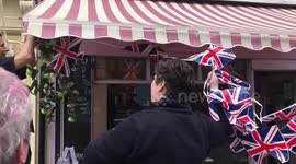 Dursley shops getting ready for Royal Wedding.
