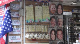 Souvenir shops in London gear up for royal wedding
