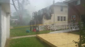 House Fire in Beech Grove Indiana - video 3