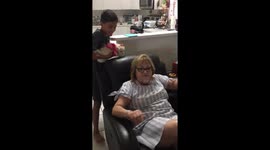 Mother’s Day surprise: Florida cancer patient stunned with new puppy from grandson
