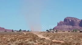 Huge dust devil captured on camera in Arizona