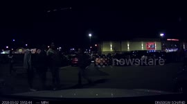 Kids Vandalize Parked Car - Caught on Dash Cam