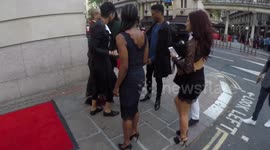 Man on the street rips weave off Sinitta’s head outside London club