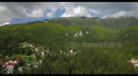 4K Peles Castle Sinaia Carpatian Mountains Romania King Carol