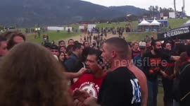 Knotfest 2016 Nazi Fight