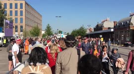 This is what the queue looks like at Slough station this morning