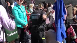 Woman faints at royal wedding in heat and dense crowd