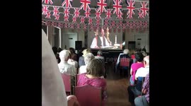 Wiltshire village hall reacts with laughter to Royal wedding preacher