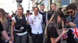 Man led down Windsor street in handcuffs amid royal wedding