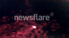 BELFAST RIOTS,HELICOPTER IN THE SKY.NORTHERN IRELAND.