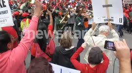 Chicago Teachers Strike - Marching Band