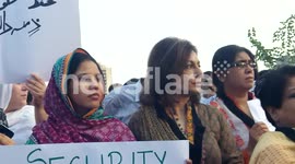 Demonstration Against Taliban Attack on  Malala Yousuf zai