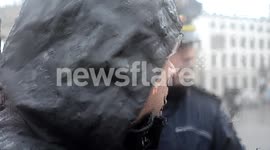 #refugeecamp MdA Höfinghoff und Pressesprecher der Polizei