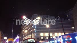 Fake Snow on Oxford Street