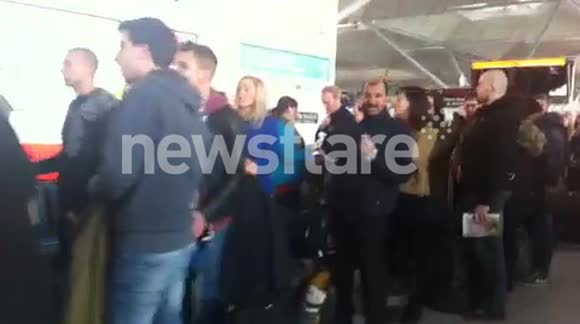 Just A Short Clip Showing Part Of The queue