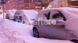 Snow Chaos In Stockholm, Sweden