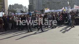 Egyptians chant against President Morsi in Tahrir Square