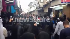 Holiday martyrs March inside Capital Manama today 17 Dec 2012